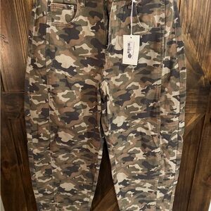 Cello Women Camouflage Barrell Pants
